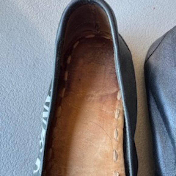 Tieks by Gavrieli Matt Black Custom Jack Daniels Ballet Flats, Size 11 - Picture 7 of 13